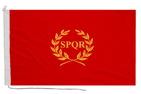 Nova Roma Flag with Rope & Toggle