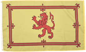 NYLON Scotland Lion Rampant 5'x3' (150cm x 90cm) - EXCLUSIVE