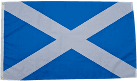 NYLON Scotland Saltire 5'x3' (150cm x 90cm) - EXCLUSIVE