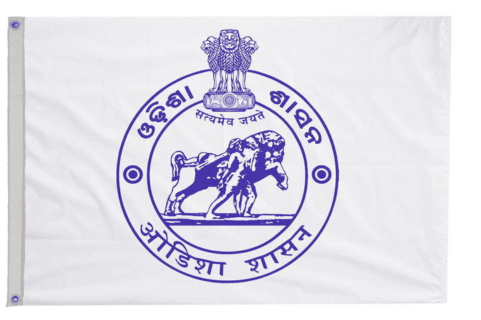 Odisha India Flag with Eyelets