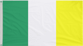 Offaly GAA Colours Ireland Polyester 5'x3' Flag