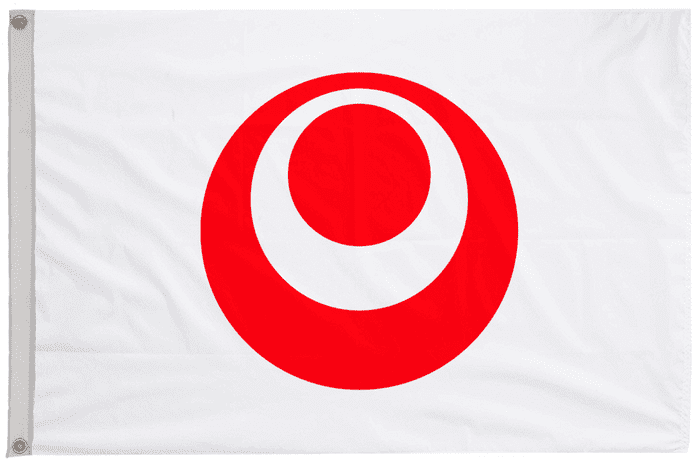 Okinawa Prefecture Japan Flag with Eyelets