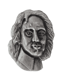 Oliver Cromwell Pewter Pin Badge