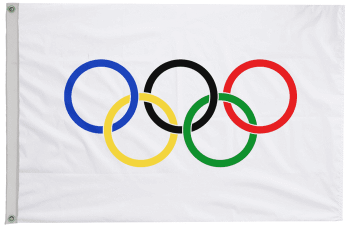 Olympic Games IOC Flag with Eyelets