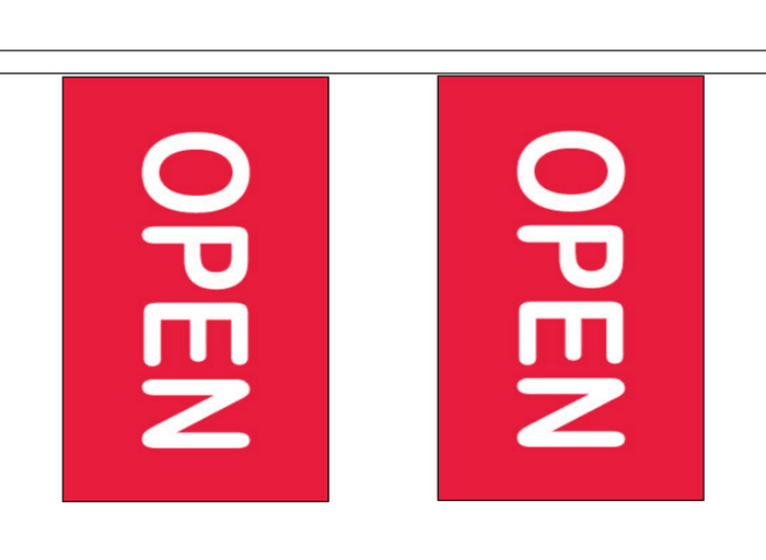 Open 5m Flag Bunting