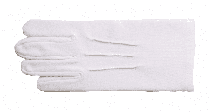 Orange Order Women's (Medium) Parade White Gloves