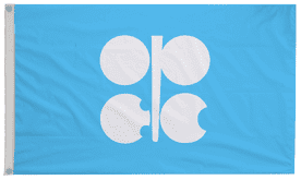 Organization of the Petroleum Exporting Countries OPEC Flag with Eyelets