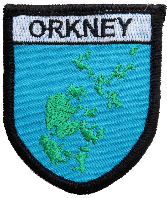 Orkney Arcaibh Map Embroidered Badge