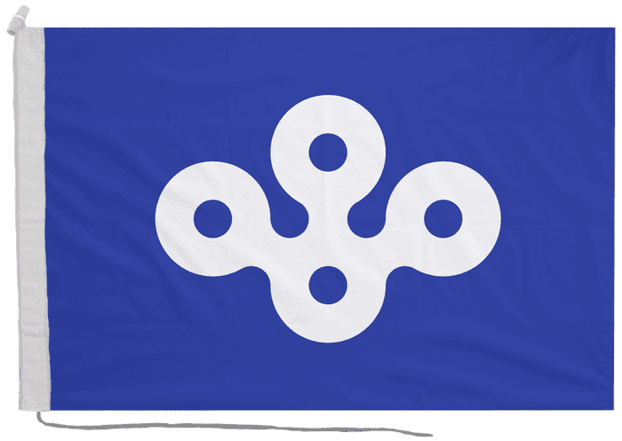 Osaka Prefecture Japan Flag with Rope & Toggle