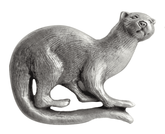 Otter Pewter Brooch
