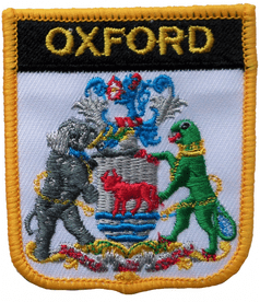 Oxford Shield Embroidered Patch
