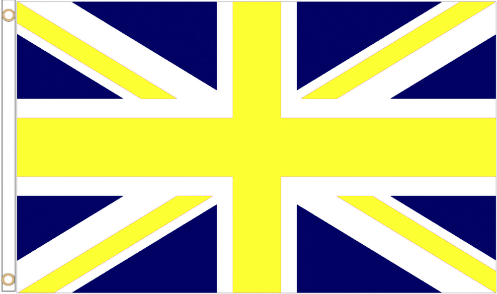 Oxford United Yellow and Blue Union Flag