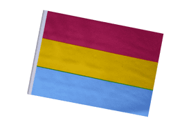 Pansexual Pride LGBTQ+ Small Craft Flag