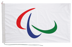 Paralympic Games Flag with Rope & Toggle