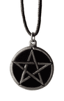 Pentagram Pewter Pendant - Made in England