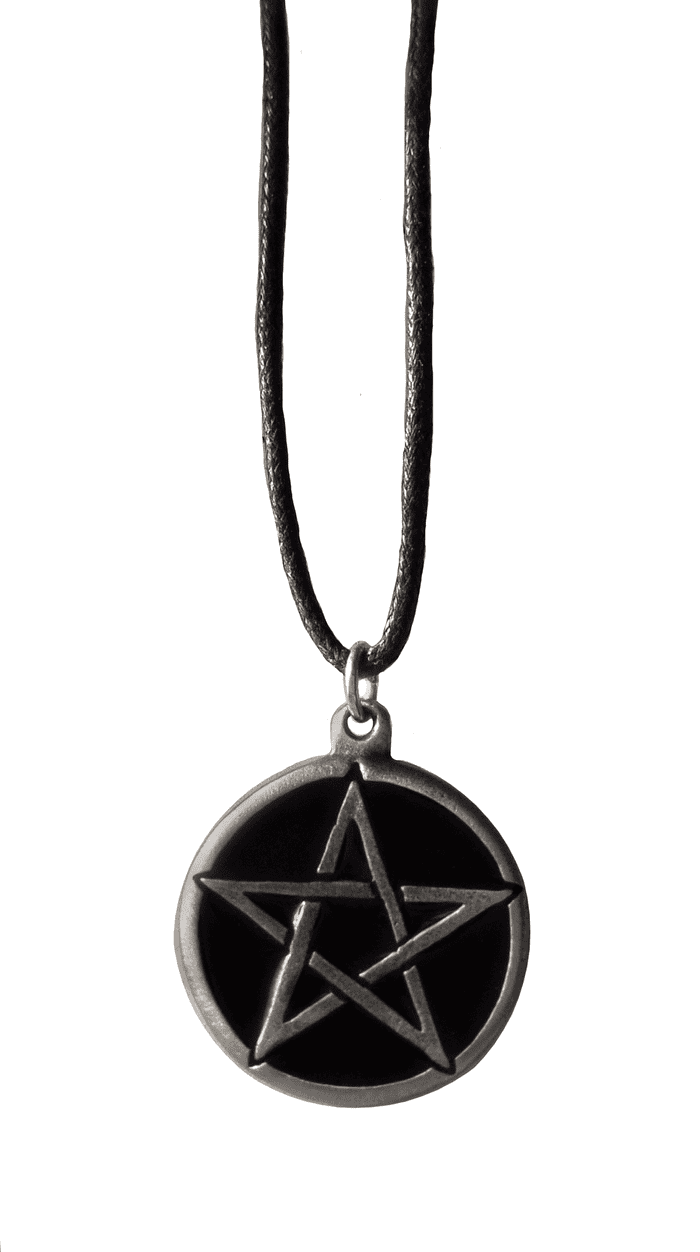 Pentagram Pewter Pendant - Made in England