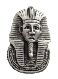 Pharaoh Tutankhamun's Death Mask Pewter Pin Badge