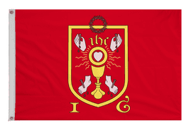Pilgrimage of Grace Flag with Eyelets