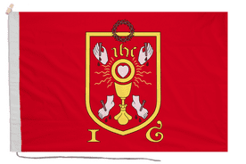 Pilgrimage of Grace Flag with Rope & Toggle