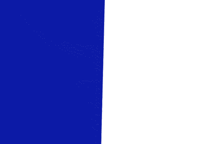 Plain Blue Flag with Eyelets