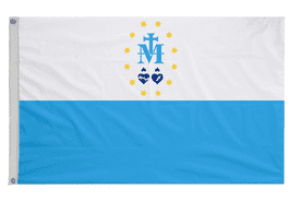 Poland Mary's Flag with Eyelets