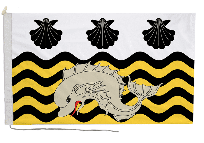 Poole Flag with Rope & Toggle