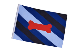 Puppy Play Pride LGBTQ+ Small Craft Flag