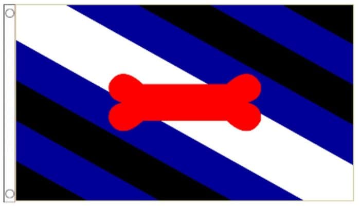 Puppy Play Pride Polyester 5'x3' Flag