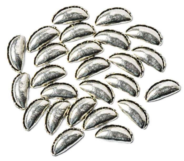 Purse of Pasties Solid Pewter Ornament - Hand Made in Cornwall