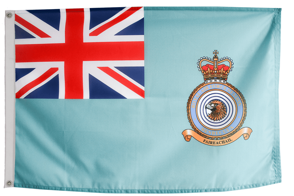 RAF Benbecula Royal Air Force Station Ensign Flag with Eyelets