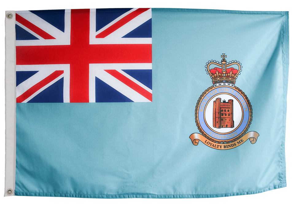 RAF Coningsby Royal Air Force Station Ensign Flag with Eyelets