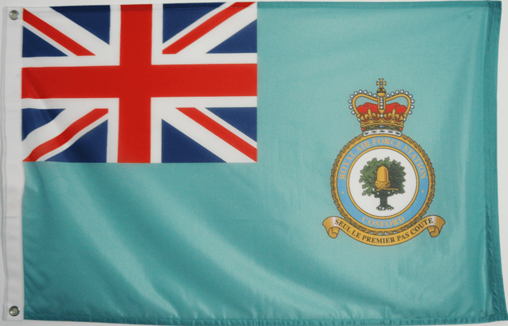 RAF Cosford Royal Air Force Station Ensign Flag with Eyelets