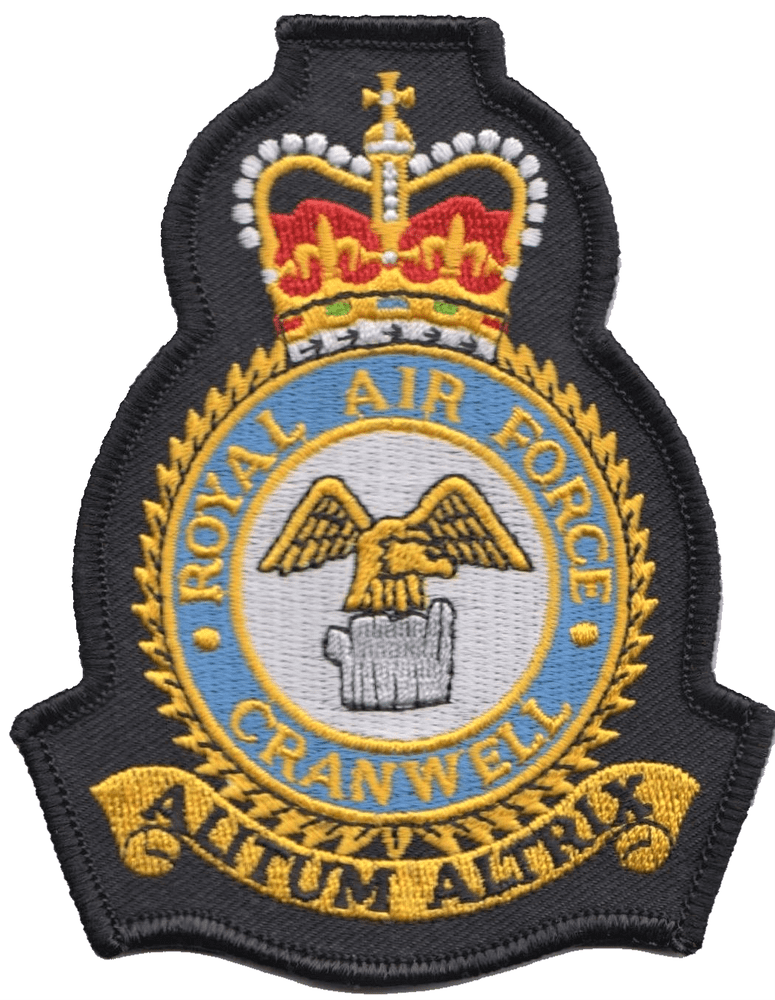 RAF Cranwell Royal Air Force MOD Crest Embroidered Patch raf-cranwell-royal-air-force-mod-crest-embroidered-patch