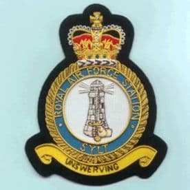 RAF Sylt Royal Air Force GOLD WIRED Blazer Embroidered Badge