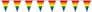 Rainbow LGBT Gay Pride Superior Bunting 5m (16') Long With 12 Flags