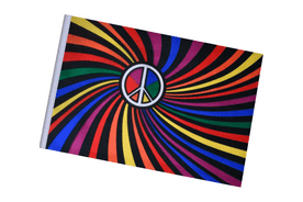 Rainbow Swirl LGBTQ+ Small Craft Flag