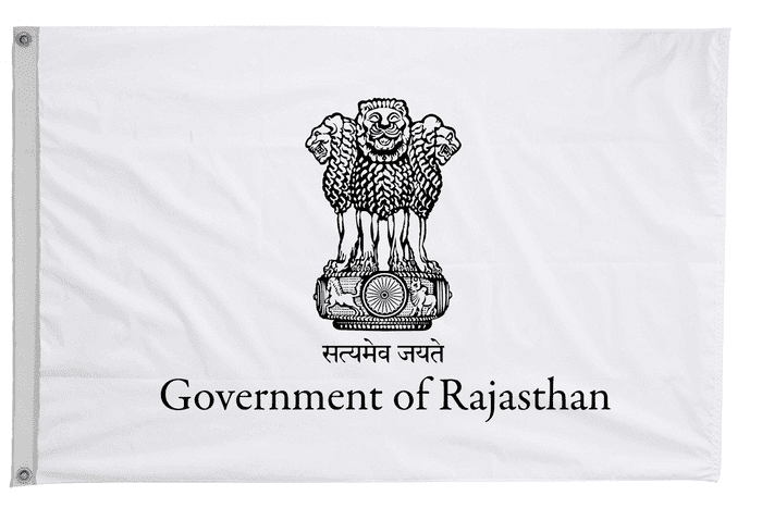Rajasthan India Flag with Eyelets