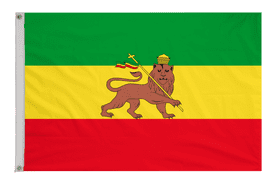 Rastafarianism Flag with Eyelets