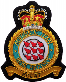 Red Arrows Royal Air Force Aerobatic Team GOLD WIRED Blazer Embroidered Badge