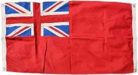 Red Ensign 150cm x 75cm Fully Sewn Cotton Flag - 4 Eyelets