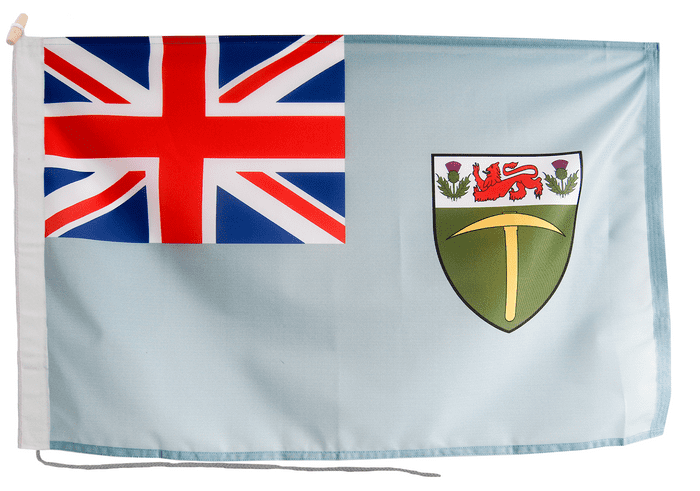 Rhodesia (1964 - 1968) Flag with Rope & Toggle