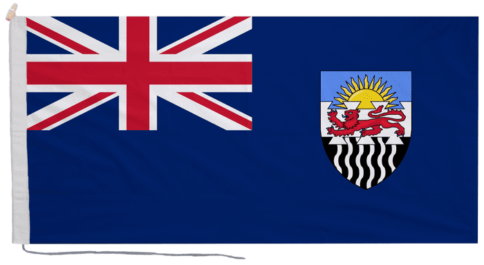 Rhodesia (Federation of) and Nyasaland (1953 - 1963) Flag with Rope & Toggle