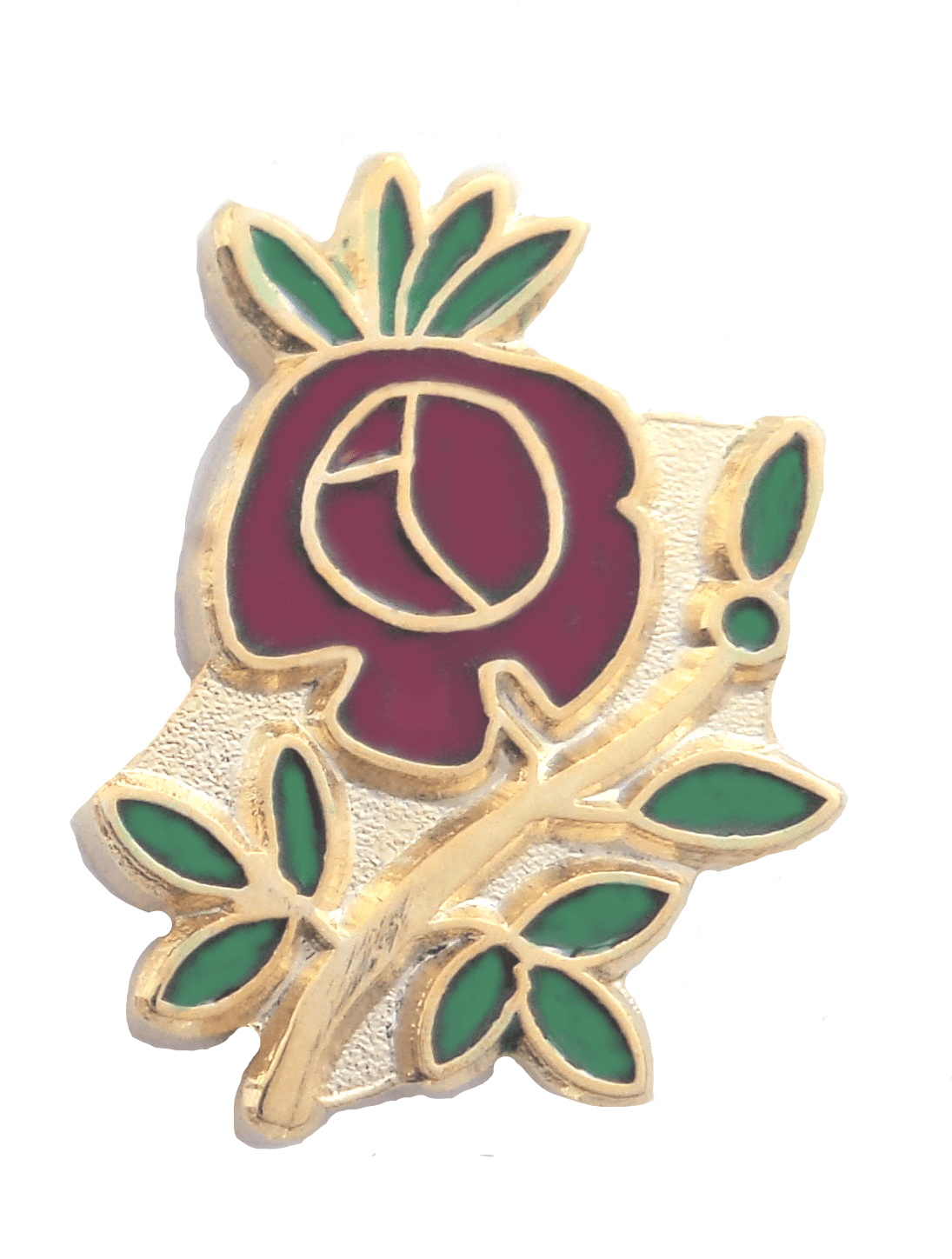 Rose Croix Cut Out Masonic Freemasonry Pin Badge