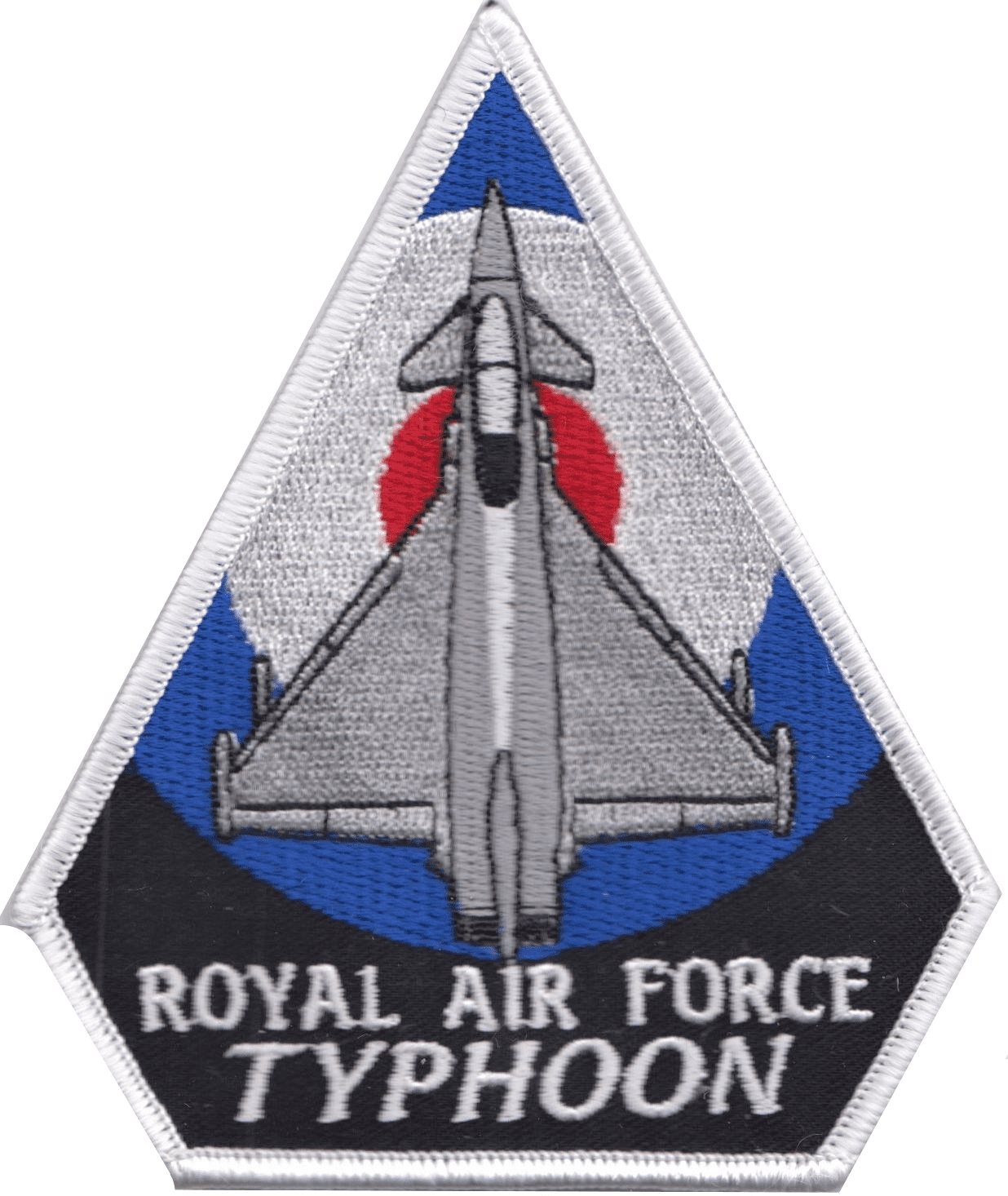 Royal Air Force RAF Eurofighter Typhoon Over A Roundel Embroidered Patch