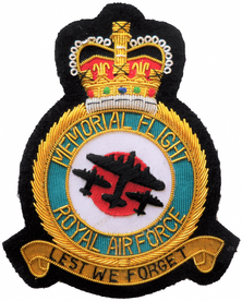 Royal Air Force RAF Memorial Flight GOLD WIRED Blazer Embroidered Badge