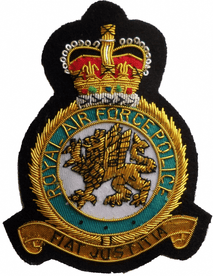 Royal Air Force RAF Police GOLD WIRED Blazer Embroidered Badge