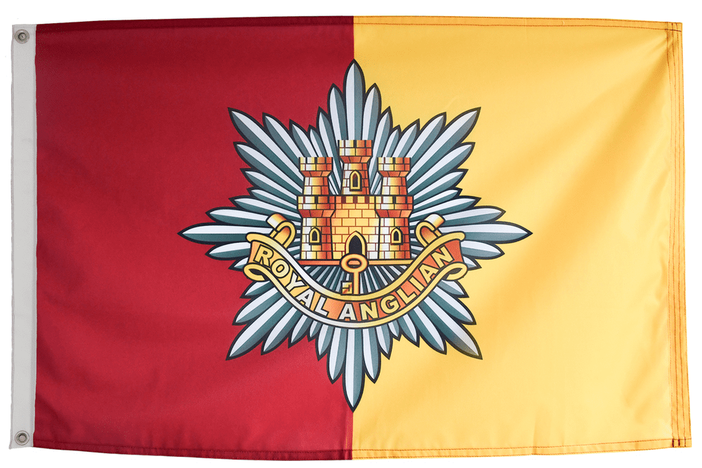 Royal Anglian Regiment British Army Flag with Eyelets