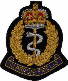 Royal Army Medical Corps British Army Embroidered Blazer GOLD & SILVER WIRED Patch