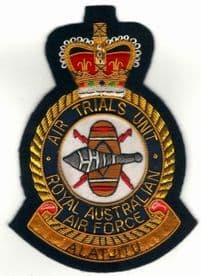 Royal Australian Air Force - Air Trials Unit - GOLD WIRED Blazer Embroidered Badge