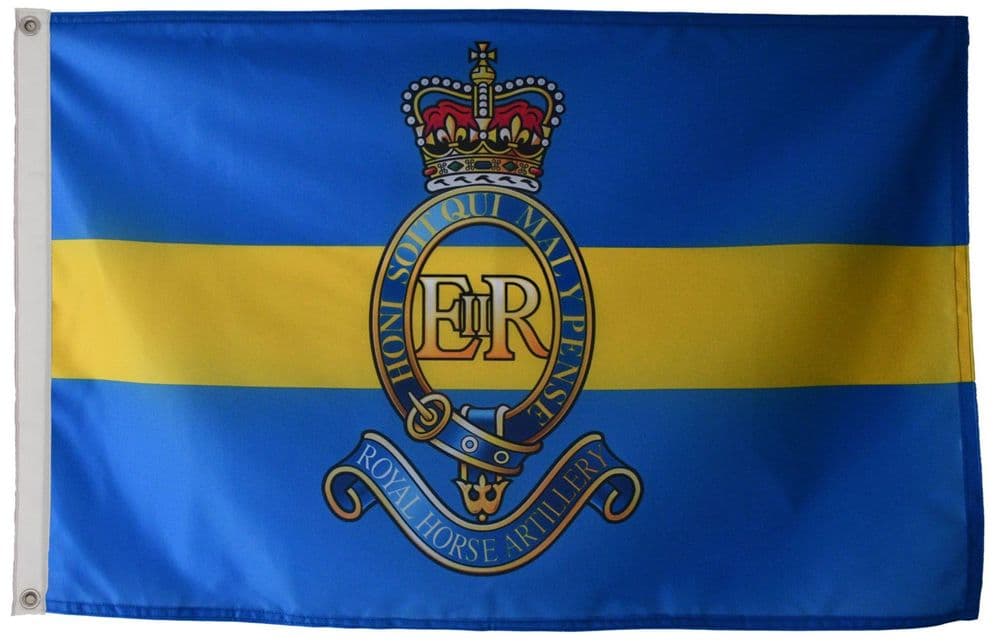 Royal Horse Artillery British Army Flag with Eyelets